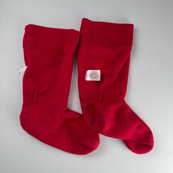 Hunter Womens Warm Boot Foot Warmers RED Size Med. US Shoe Size 5-7 Gently Used - Picture 2 of 4